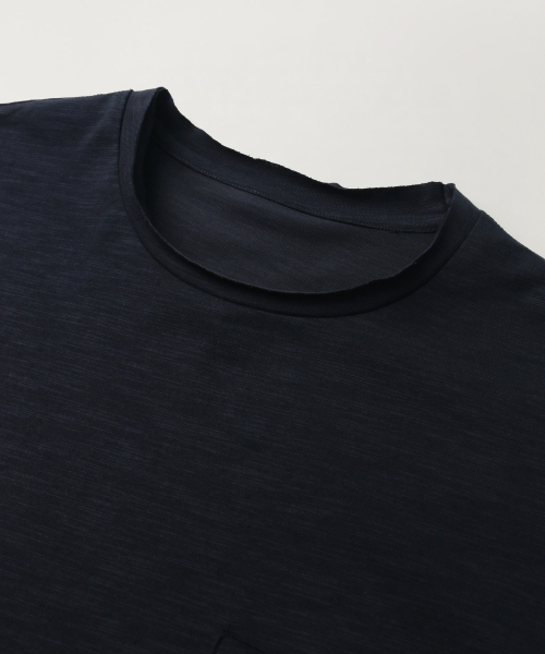 INDUST（インダスト）の「ローカットコットンスラブロング丈ノースリーブ（ネイビー）（Tシャツ/カットソー・レディース・ネイビー・MEDIUM/LARGE/SMALL）」の2枚目の写真