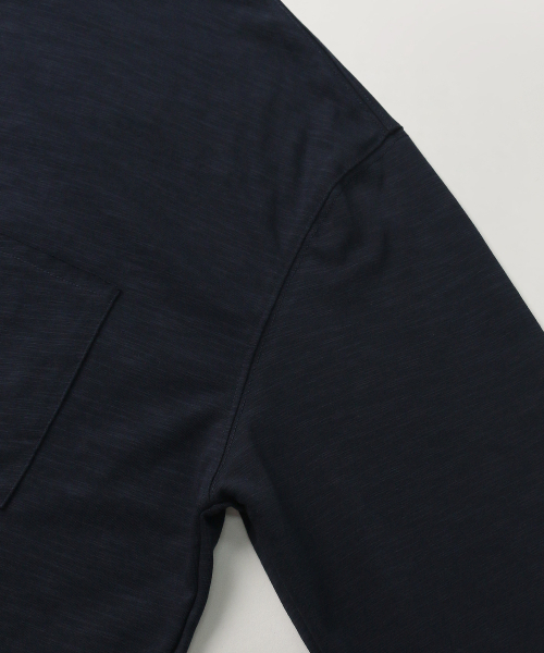 INDUST（インダスト）の「ローカットコットンスラブロング丈ノースリーブ（ネイビー）（Tシャツ/カットソー・レディース・ネイビー・MEDIUM/LARGE/SMALL）」の5枚目の写真