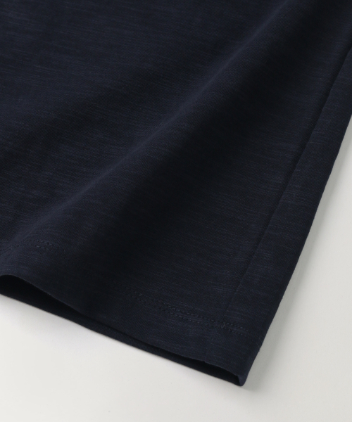 INDUST（インダスト）の「ローカットコットンスラブロング丈ノースリーブ（ネイビー）（Tシャツ/カットソー・レディース・ネイビー・MEDIUM/LARGE/SMALL）」の7枚目の写真