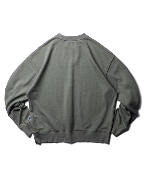 THE RESQ（ザーレスキュー）の「CLASSIC PATINA SWEATSHIRT [FADED OLIVE]（スウェット・レディース・その他・MEDIUM）」の2枚目の写真
