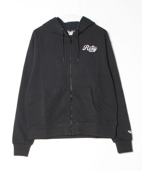 ROXY(ロキシー)の「ロキシー ROXY HISTORICAL ZIP HOODIE(パーカー・レディース・ブラック/グレー・M/L/S)」の2枚目の写真
