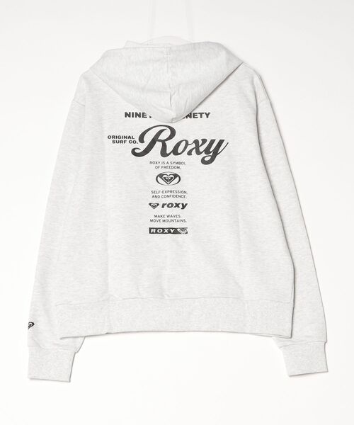 ROXY(ロキシー)の「ロキシー ROXY HISTORICAL ZIP HOODIE(パーカー・レディース・ブラック/グレー・M/L/S)」の3枚目の写真