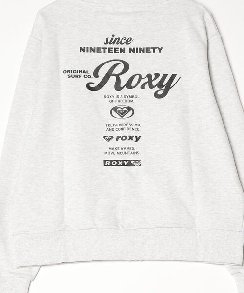 ROXY(ロキシー)の「ロキシー ROXY HISTORICAL ZIP HOODIE(パーカー・レディース・ブラック/グレー・M/L/S)」の4枚目の写真
