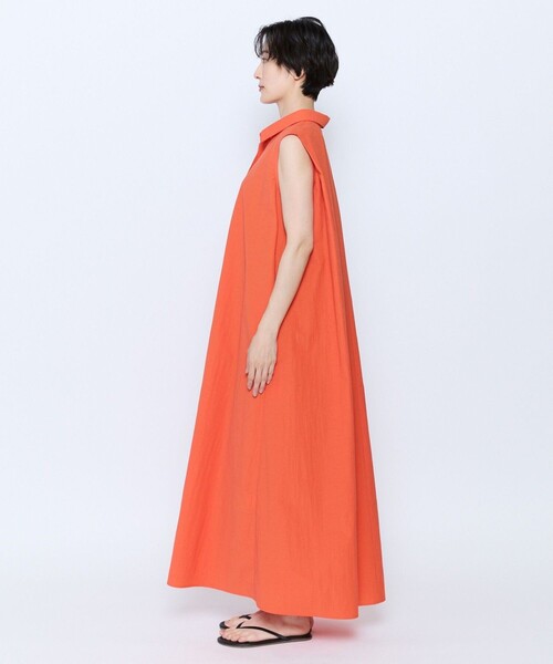 feerique(フィーリック)の「feerique 綿ナイロンクロスAラインワンピース(ワンピース・レディース・オレンジ・2)」の11枚目の写真