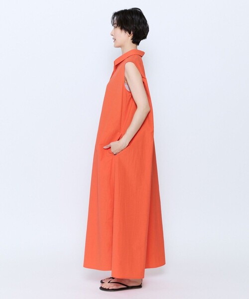 feerique(フィーリック)の「feerique 綿ナイロンクロスAラインワンピース(ワンピース・レディース・オレンジ・2)」の12枚目の写真