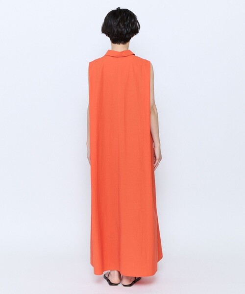 feerique(フィーリック)の「feerique 綿ナイロンクロスAラインワンピース(ワンピース・レディース・オレンジ・2)」の13枚目の写真