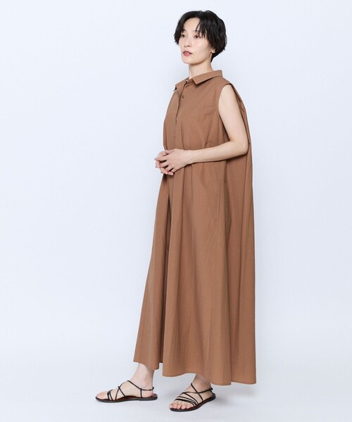 feerique(フィーリック)の「feerique 綿ナイロンクロスAラインワンピース(ワンピース・レディース・オレンジ・2)」の16枚目の写真