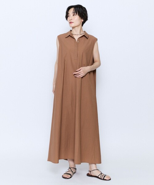 feerique(フィーリック)の「feerique 綿ナイロンクロスAラインワンピース(ワンピース・レディース・オレンジ・2)」の17枚目の写真