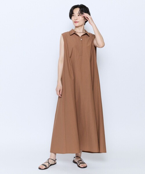 feerique(フィーリック)の「feerique 綿ナイロンクロスAラインワンピース(ワンピース・レディース・オレンジ・2)」の18枚目の写真