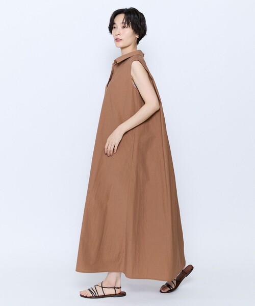 feerique(フィーリック)の「feerique 綿ナイロンクロスAラインワンピース(ワンピース・レディース・オレンジ・2)」の19枚目の写真