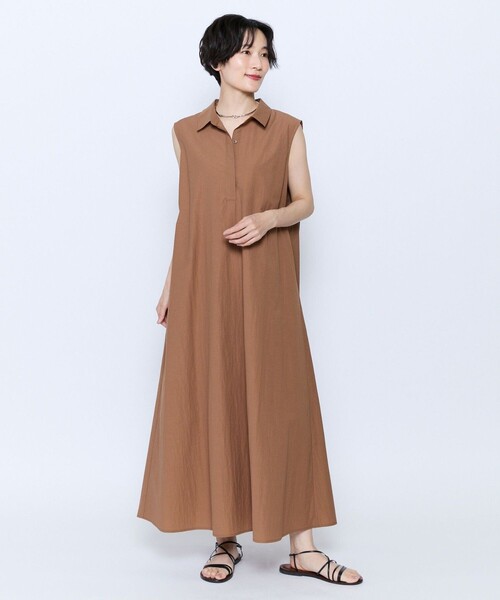 feerique(フィーリック)の「feerique 綿ナイロンクロスAラインワンピース(ワンピース・レディース・オレンジ・2)」の22枚目の写真