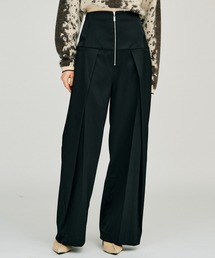 【2026Winter Pre-Order】サテンハイウエストパンツ / Satin High-Waist Pants