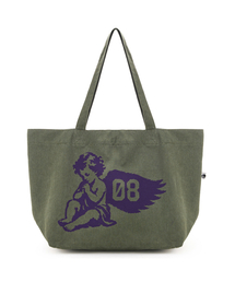 Angel 08 Washed Tote Bag Khaki