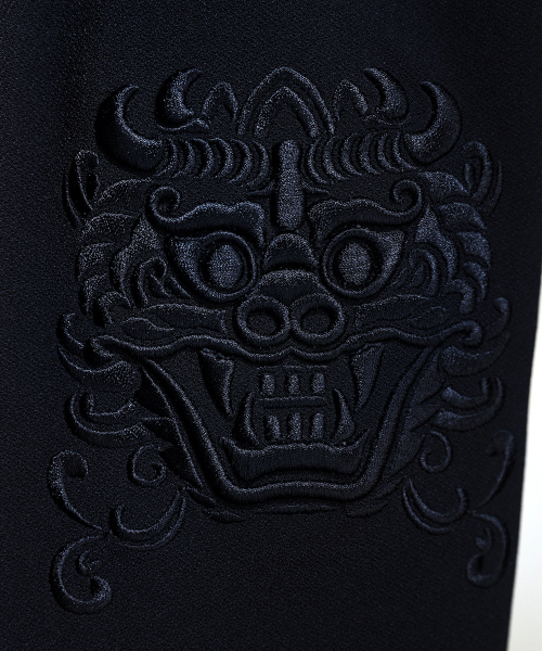 KIRTIMUKHA（キールティムカ）の「刺繍ブラックロープワイドパンツ ブラック（起毛ver.）（その他パンツ・レディース・その他・FREE）」の5枚目の写真