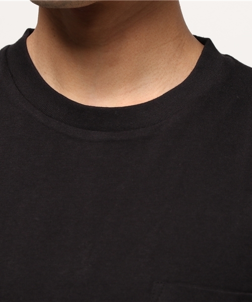 ikka（イッカ）の「カリフォルニアコットン無地クルーネックT（Tシャツ/カットソー・メンズ・ホワイト/ネイビー/ブラック・MEDIUM/LARGE/SMALL/X-LARGE）」の6枚目の写真