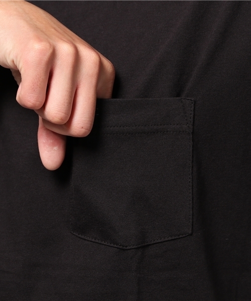 ikka（イッカ）の「カリフォルニアコットン無地クルーネックT（Tシャツ/カットソー・メンズ・ホワイト/ネイビー/ブラック・MEDIUM/LARGE/SMALL/X-LARGE）」の8枚目の写真