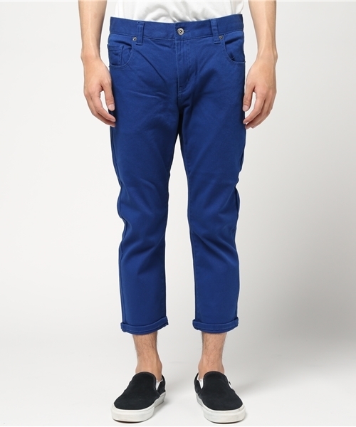 VIBGYOR（ヴィブジョー）の「VIBGYOR Select/ カツラギカラークロップドパンツ（チノパンツ・メンズ・ブラック/カーキ/ベージュ/ロイヤルブルー/ホワイト/グレー系その他/ホワイト系その他/ブラック系その他・MEDIUM/X-LARGE/LARGE/SMALL）」の11枚目の写真