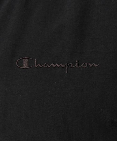 Champion（チャンピオン）の「【別注】 ＜Champion（チャンピオン）＞ ∴ SNAP JKT/アウター◆（ナイロンジャケット・メンズ・ブラック/ダークグリーン・SMALL/MEDIUM/LARGE）」の6枚目の写真