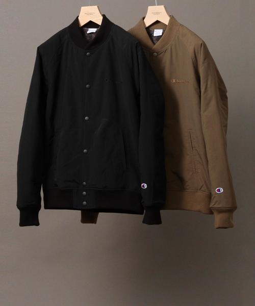 Champion（チャンピオン）の「【別注】 ＜Champion（チャンピオン）＞ ∴ SNAP JKT/アウター◆（ナイロンジャケット・メンズ・ブラック/ダークグリーン・SMALL/MEDIUM/LARGE）」の13枚目の写真