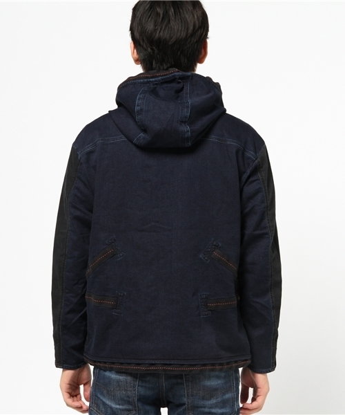 DIESEL（ディーゼル）の「00SXKQ0682R（デニムジャケット・メンズ・ブルー系その他・SMALL/MEDIUM/LARGE/X-LARGE）」の3枚目の写真