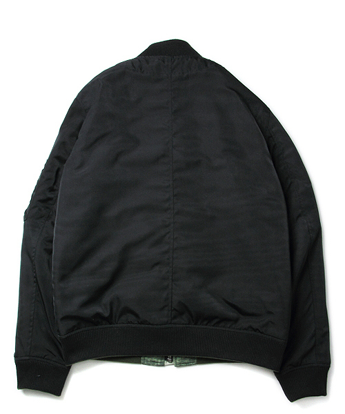 JACKROSE（ジャックローズ）の「脱着フードアフガンストール転写リバーシブルMA-1　（MA-1・メンズ・カーキ・L/M/XL）」の5枚目の写真