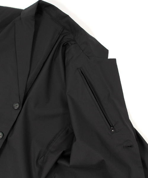 CAMBIO(カンビオ)の「mj4431-Water Repellent Tencel Stretch 3B Tailored Jacket ジャケット(テーラードジャケット・メンズ・ブラック/ネイビー・M/S/L)」の9枚目の写真
