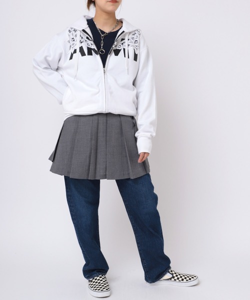 RNA(アールエヌエー)の「M0610 リメイク風裏毛変形プルオーバー(Tシャツ/カットソー・レディース・オフホワイト/杢グレー/ダークネイビー・MEDIUM)」の17枚目の写真