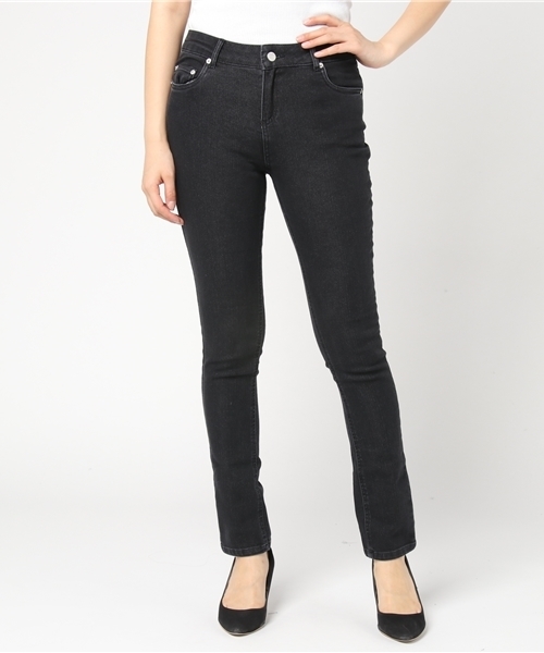 GeeRA（ジーラ）の「美ラインストレッチスキニーデニムパンツ（デニムパンツ・レディース・ブラック系その他/ネイビー/ブラック/ダークインディゴブルー/ダークネイビー/インディゴブルー・58/64/70/61/67/73）」の3枚目の写真