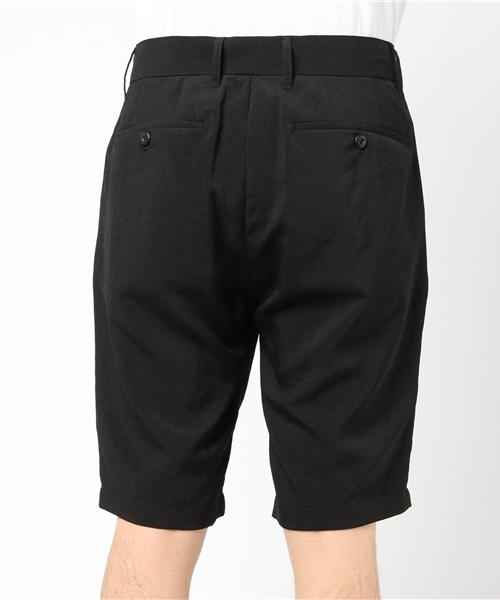 CUSTOM CULTURE（カスタムカルチャー）の「【CUSTOM CULTURE】　1タックショーツ　無地（その他パンツ・メンズ・ネイビー/ブラック・3/2/1/4）」の7枚目の写真