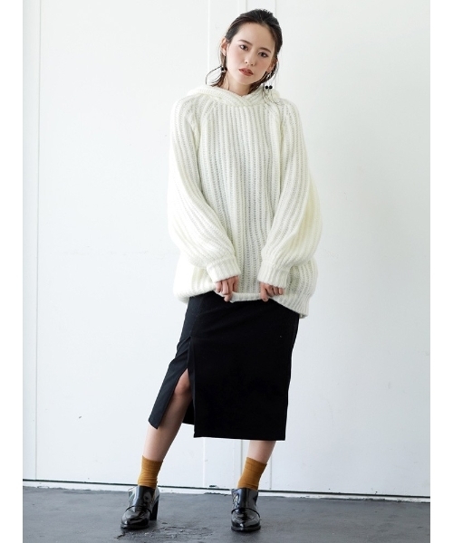 MURUA（ムルーア）の「ストレートロングスカート（スカート・レディース・ブラック/レッド/その他1・1/2）」の4枚目の写真