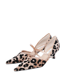 Ameri | FLOCKY LEOPARD  PUMPS(パンプス)
