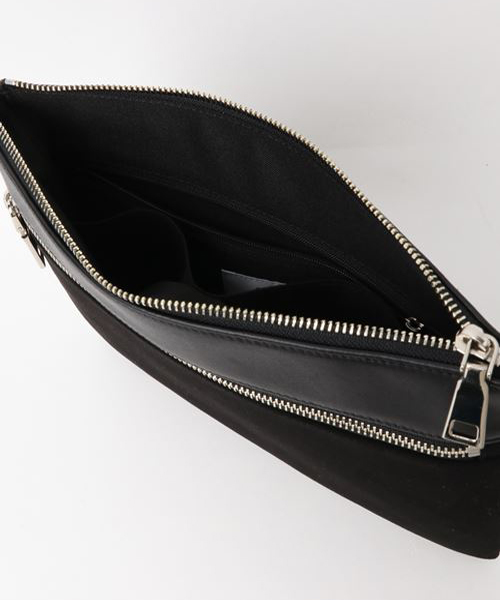 SHIPS(シップス)の「SC: フェイク スエード クラッチ(クラッチバッグ・メンズ・ブラック/ネイビー/ブラウン・ONE SIZE)」の7枚目の写真