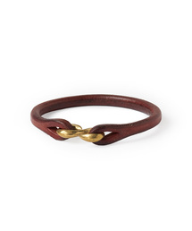 DAILY STANDARD by SANDINISTA | S Hook Leather Bracelet / オイルドレザーブレスレット(ブレスレット)