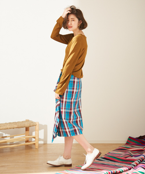 Abahouse Devinette(ドゥヴィネット)の「カットオフラップスカート(スカート・レディース・その他1・38/36)」の12枚目の写真