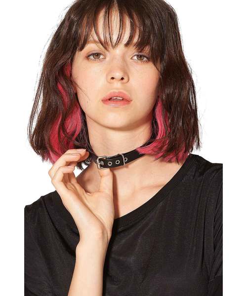 an meets zakka（アンミツザッカ）の「an meets zakka プレーンレザーチョーカー（チョーカー・レディース・ブラック/ホワイト・ONE SIZE）」の9枚目の写真