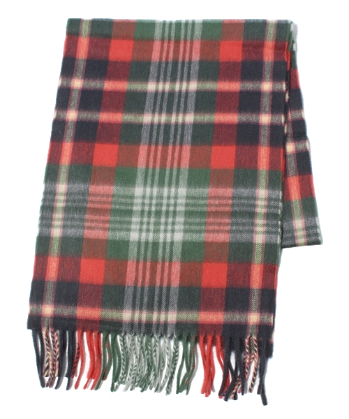 BEAUTY&YOUTH UNITED ARROWS（ビューティーアンドユースユナイテッドアローズ）の「BY SCOTTISH TRADITION ウールチェックマフラー ◆（マフラー・レディース・グレー/ブラウン/ライム/ダークグリーン・フリー）」の2枚目の写真