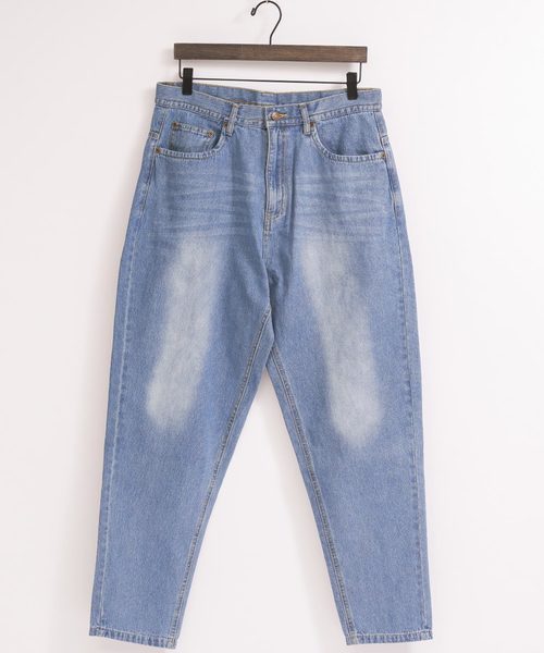 MONO-MART(モノマート)の「バギーシルエットワイドデニムパンツ/ワイドパンツ(MONO-MART)(デニムパンツ・メンズ・サックスブルー/インディゴブルー/ブルー/ライトインディゴブルー・M/L)」の5枚目の写真