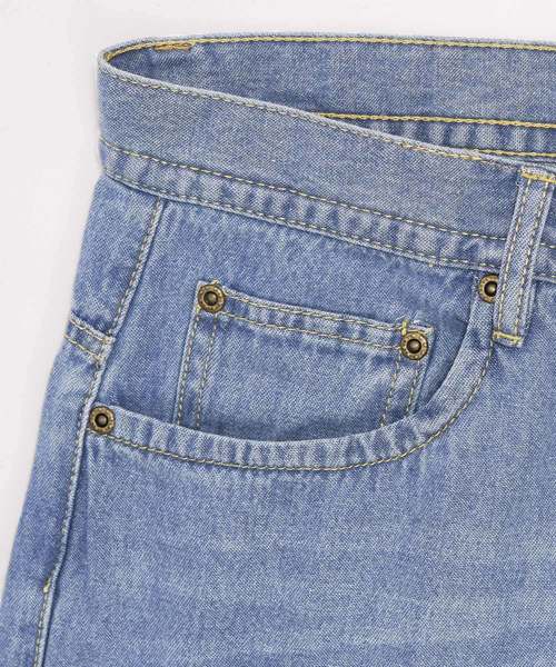 MONO-MART(モノマート)の「バギーシルエットワイドデニムパンツ/ワイドパンツ(MONO-MART)(デニムパンツ・メンズ・サックスブルー/インディゴブルー/ブルー/ライトインディゴブルー・M/L)」の9枚目の写真