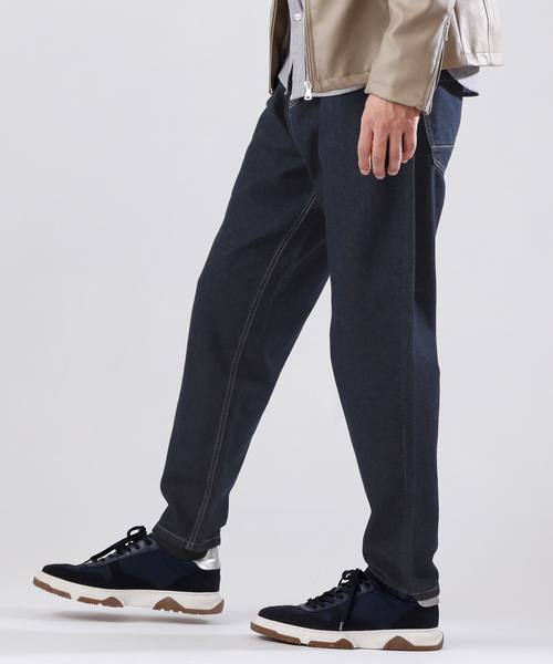 MONO-MART(モノマート)の「バギーシルエットワイドデニムパンツ/ワイドパンツ(MONO-MART)(デニムパンツ・メンズ・サックスブルー/インディゴブルー/ブルー/ライトインディゴブルー・M/L)」の16枚目の写真