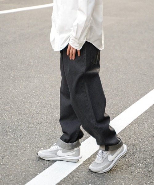 ikka（イッカ）の「【WEB限定】デニムバギーワイドパンツ（デニムパンツ・メンズ・ブルー/ネイビー/スカイブルー/ブラック/その他4/その他1・L/M/S/XL）」の21枚目の写真