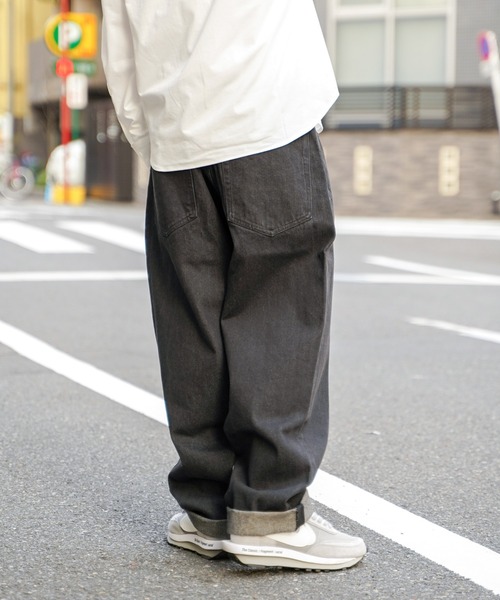 ikka（イッカ）の「【WEB限定】デニムバギーワイドパンツ（デニムパンツ・メンズ・ブルー/ネイビー/スカイブルー/ブラック/その他4/その他1・L/M/S/XL）」の19枚目の写真