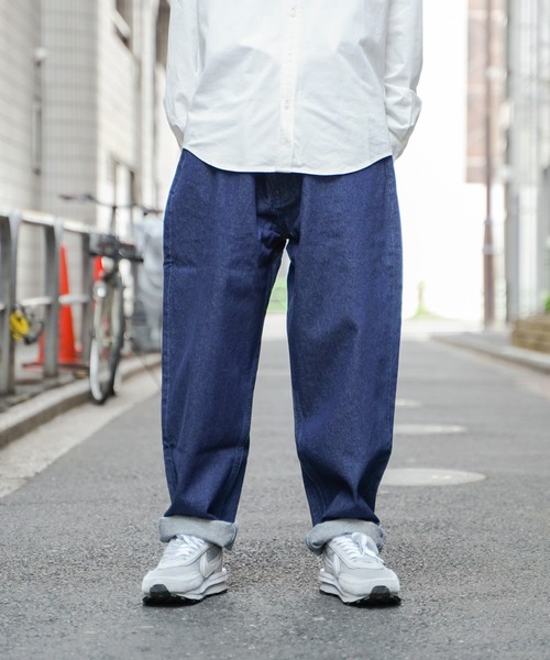 ikka（イッカ）の「【WEB限定】デニムバギーワイドパンツ（デニムパンツ・メンズ・ブルー/ネイビー/スカイブルー/ブラック/その他4/その他1・L/M/S/XL）」の14枚目の写真