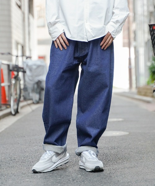 ikka（イッカ）の「【WEB限定】デニムバギーワイドパンツ（デニムパンツ・メンズ・ブルー/ネイビー/スカイブルー/ブラック/その他4/その他1・L/M/S/XL）」の13枚目の写真