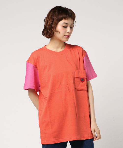 mercibeaucoup,(メルシーボークー)の「B:春インレー(Tシャツ/カットソー・メンズ・ブラック/グレー/ピンク・03)」の6枚目の写真