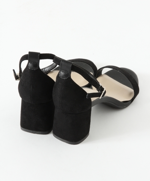 LOWRYS FARM(ローリーズファーム)の「ヒールサンダル 796491(サンダル・レディース・ブラック/シルバー/ピンク・MEDIUM/LARGE)」の6枚目の写真