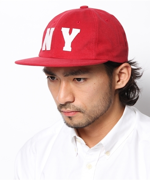 green label relaxing（グリーンレーベルリラクシング）の「NY BASEBALL キャップ（キャップ・メンズ・ブラック/ネイビー/レッド・フリー）」の9枚目の写真