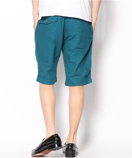 UNION STATION（ユニオンステーション）の「ベルト付き綿麻ショーツ（その他パンツ・メンズ・ベージュ/ターコイズブルー/ネイビー/ピンク/オレンジ・MEDIUM/LARGE/LL）」の7枚目の写真