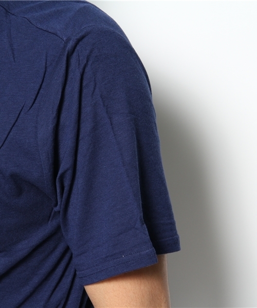 Lui's(ルイス)の「【Lui's】カシュクールTシャツ(Tシャツ/カットソー・メンズ・アイボリー/ネイビー/グレー・SMALL/MEDIUM)」の5枚目の写真