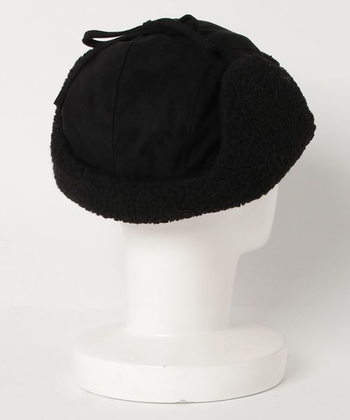 WEGO（ウィゴー）の「WEGO/ボアパイロットキャップ（ニットキャップ/ビーニー・レディース・ブラック/グレー・FREE）」の3枚目の写真