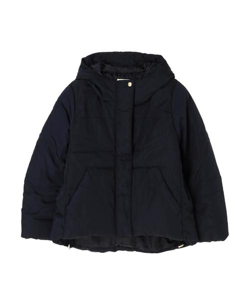 earth music&ecology(アースミュージックアンドエコロジー)の「・ファイバーダウンマウンテンパーカー 〇(マウンテンパーカー・レディース・ブラック/ベージュ/ネイビー・M/L)」の15枚目の写真